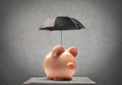 protection cover insurance pig umbrella savings